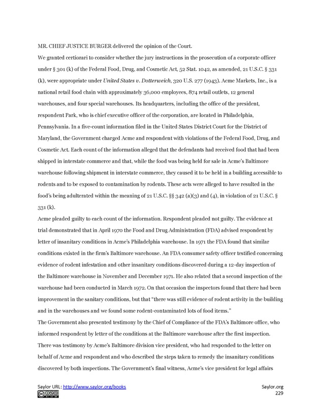 Business Law and the Legal Environment - Page 229